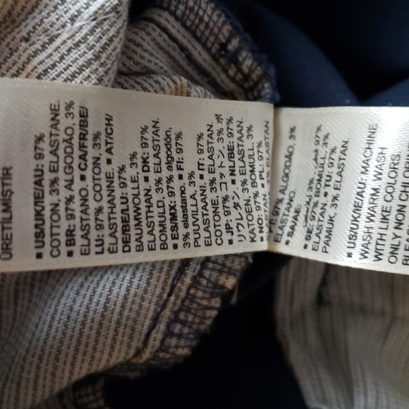 Goodthreads Straight-Fit Vintage Comfort Stretch Cargo Pant Washed Navy 32W 31L - Picture 10 of 10